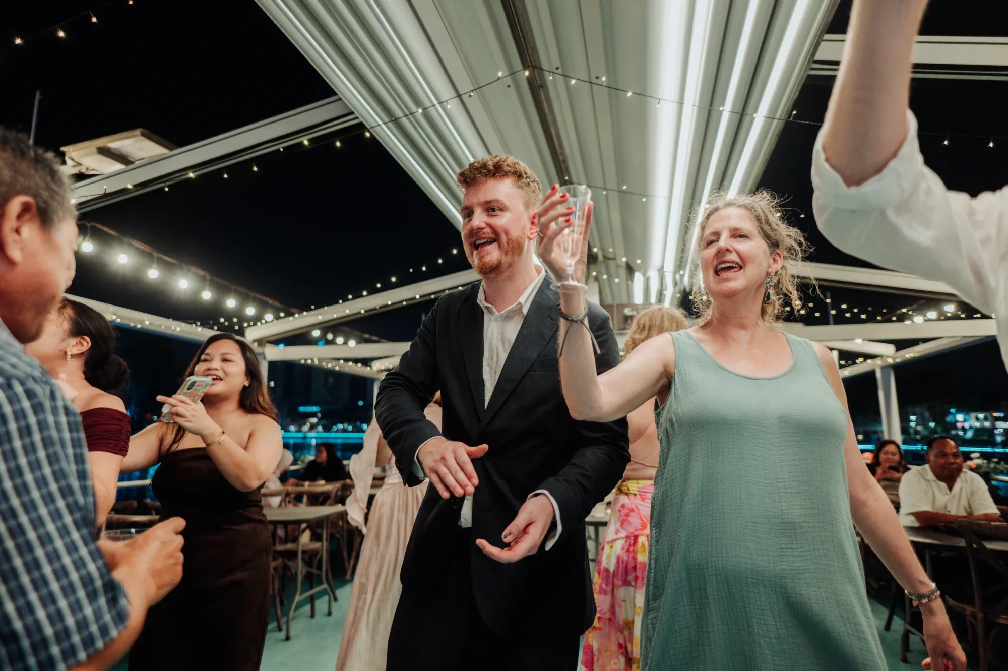 Thomas & Cheryl, evening on the river by Ju Shiu Photography, Kuching, Sarawak
